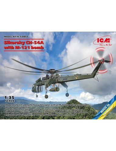 Sikorsky CH-54A Tarhe with BLU-82/B Daisy Cutter bomb 
