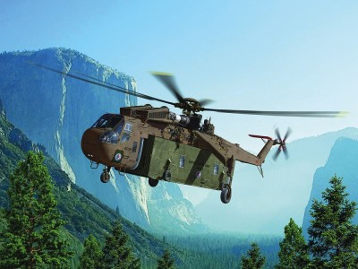 CH-54A Tarhe with Universal Military Pod 