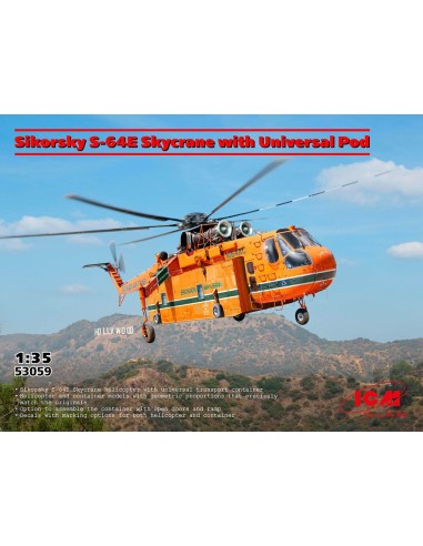Sikorsky S-64E Skycrane with Universal Pod 