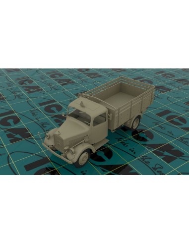 Army Group"Center"(Summer 1941)(Kfz1,Typ L3000S,German Infantry(4 figures)Ger.Drivers 