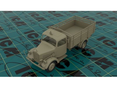 Army Group"Center"(Summer 1941)(Kfz1,Typ L3000S,German Infantry(4 figures)Ger.Drivers 