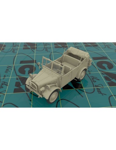 Army Group"Center"(Summer 1941)(Kfz1,Typ L3000S,German Infantry(4 figures)Ger.Drivers 