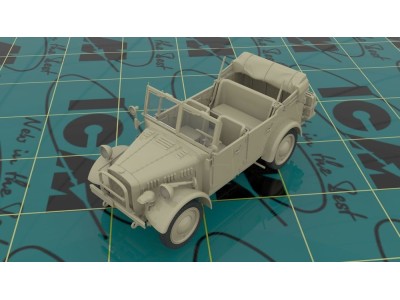 Army Group"Center"(Summer 1941)(Kfz1,Typ L3000S,German Infantry(4 figures)Ger.Drivers 