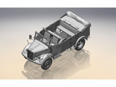 Wehrmacht Off-road Cars (Kfz1,Horch 108 Typ 40, L1500A) 