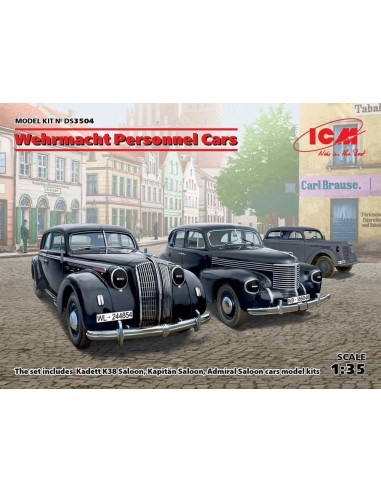 Wehrmacht Personnel Cars(Kadett K38 Salo Kapitan Saloon,Admiral Saloon) 