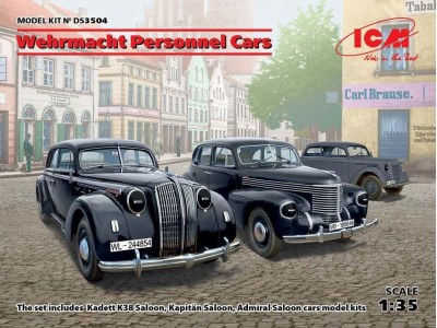 Wehrmacht Personnel Cars(Kadett K38 Salo Kapitan Saloon,Admiral Saloon) 