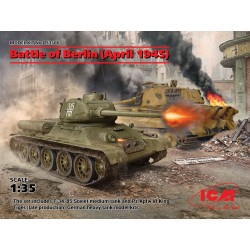 Battle of Berlin (April 1945) (T-34-85, King Tiger) 