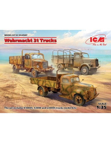 Wehrmacht 3t Trucks (V3000S, KHD S3000, L3000S) 