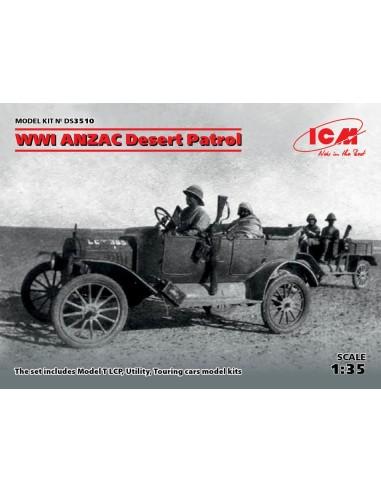 WWI ANZAC Desert Patrol (Model T LCP, Utility, Touring) 