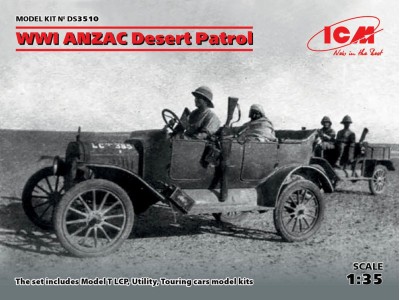 WWI ANZAC Desert Patrol (Model T LCP, Utility, Touring) 