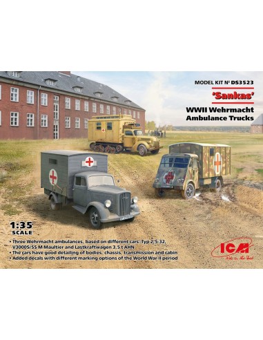 'Sankas'   WWII Wehrmacht Ambulance Trucks 