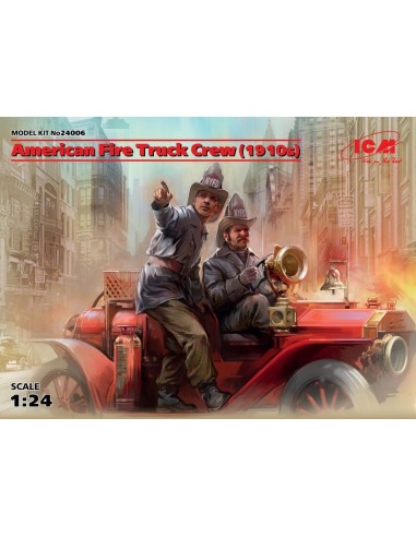 American Fire Truck Crew(1910s)2 Figures 