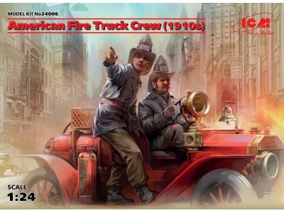 American Fire Truck Crew(1910s)2 Figures 