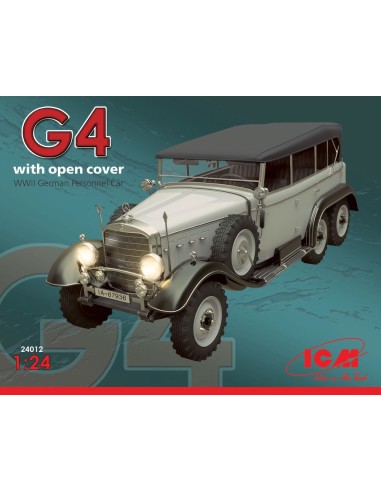 Typ G4 Soft Top WWII German Personnel Car 