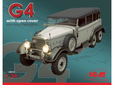 Typ G4 Soft Top WWII German Personnel Car 