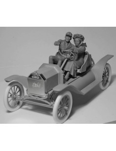 American Sport Car Drivers(1910s)(1 male 1 female figures) 