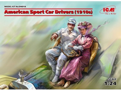 American Sport Car Drivers(1910s)(1 male 1 female figures) 