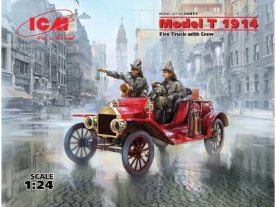 Model T 1914 Fire Truck with Crew 