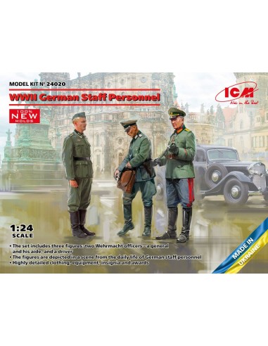 WWII German Staff Personnel (100% new molds) 