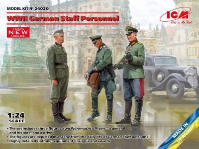 WWII German Staff Personnel (100% new molds) 