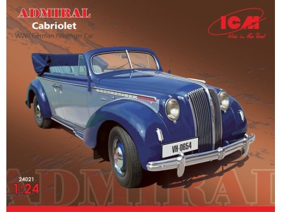 Admiral Cabriolet WWII German Passenger Car 