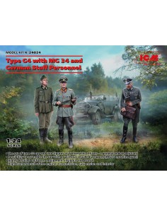 Type G4 with MG 34 and German Staff Personnel 