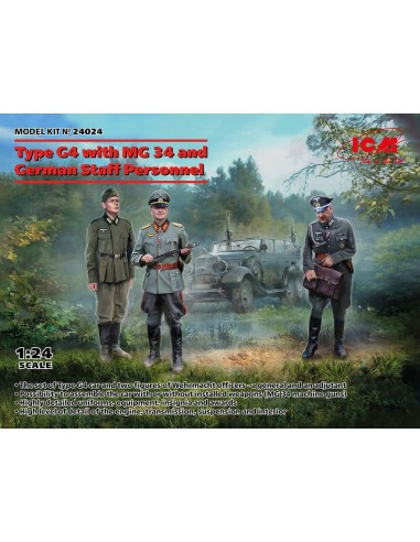 Type G4 with MG 34 and German Staff Personnel 