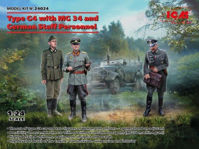 Type G4 with MG 34 and German Staff Personnel 