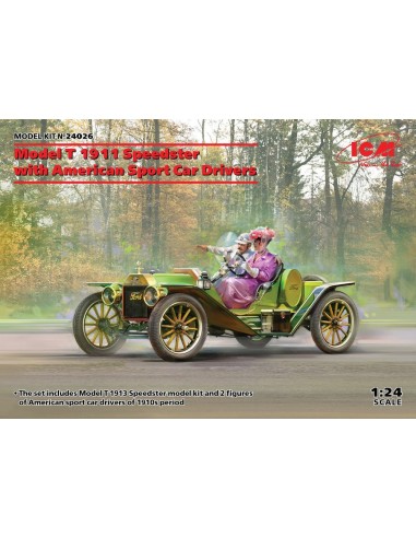 Model T 1913 Speedster with American Sport Car Drivers 