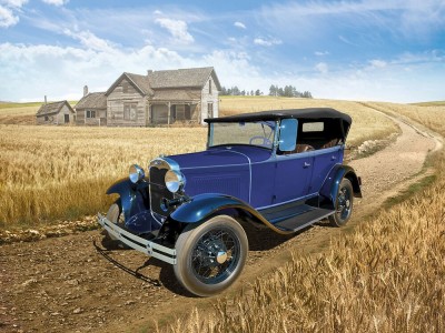 Model A Standard Phaeton Soft Top(1930s),American Passenger Car(100% new molds) 