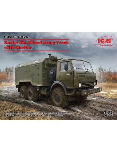 Soviet Six-Wheel Army Truck with Shelter 