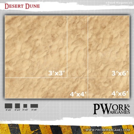 TAPIS DE JEU NEOPRENE DESERT DUNE 90X180CM (6X3)