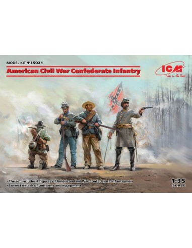 American Civil War Confederate Infantry 