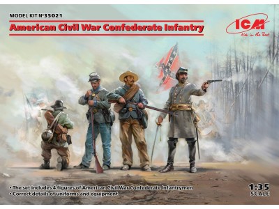 American Civil War Confederate Infantry 