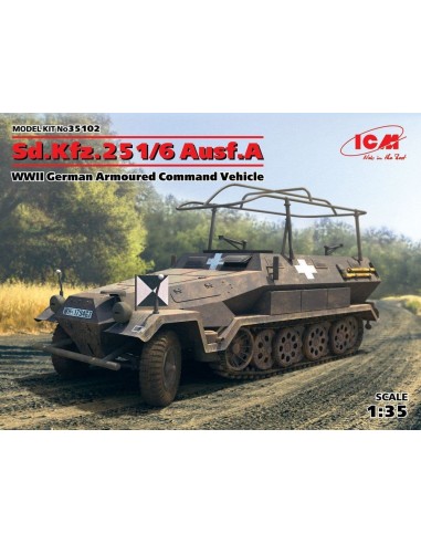 Sd.Kfz.251/6 Ausf.A,WWII German Armoured Command Vehicle 