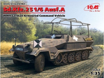Sd.Kfz.251/6 Ausf.A,WWII German Armoured Command Vehicle 