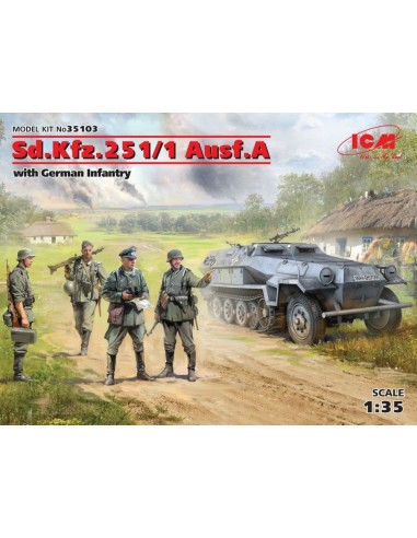 Sd.Kfz.251/1 Ausf.A with German Infantry 