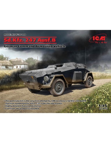 Sd.Kfz. 247 Ausf.B, German Command Armoured Vehicle 