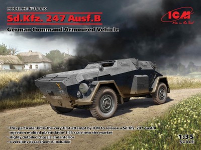 Sd.Kfz. 247 Ausf.B, German Command Armoured Vehicle 