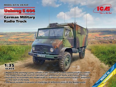 Unimog S 404, German Military Radio Truck 
