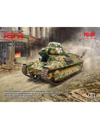 FCM 36, WWII French Light Tank 