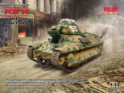 FCM 36, WWII French Light Tank 