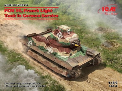FCM 36, French Light Tank in German Service 