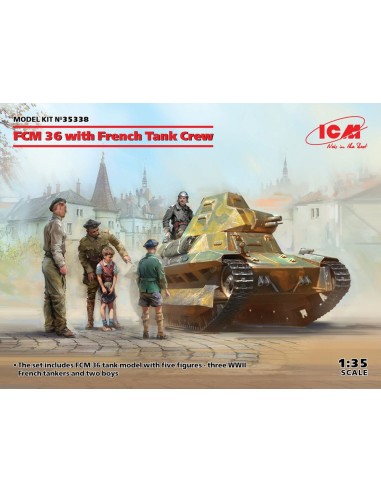FCM 36 with French Tank Crew 