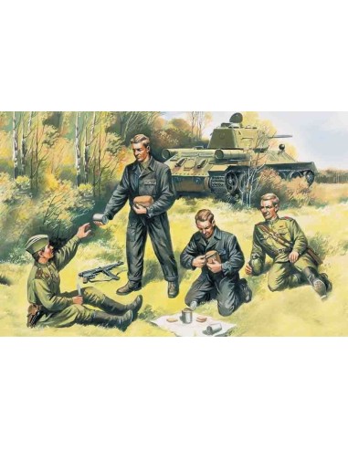 Russische Panzer Besatzung 1943-1945 