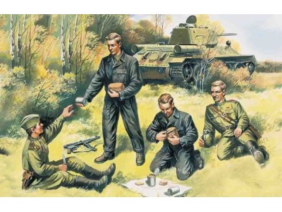 Russische Panzer Besatzung 1943-1945 