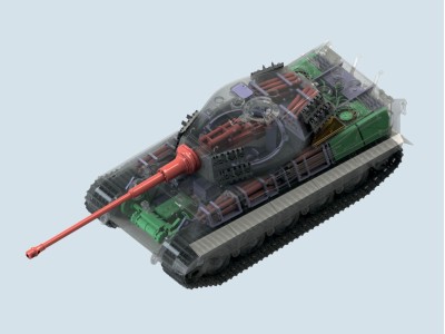 Pz.Kpfw. VI Ausf.B King Tiger late productioen with full interior 