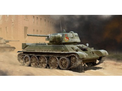T-34/76 early 1943 production WWII Soviet Medium Tank 