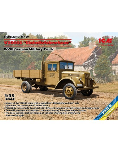 V3000S Einheitsfahrerhaus, WWII German Military Truck 