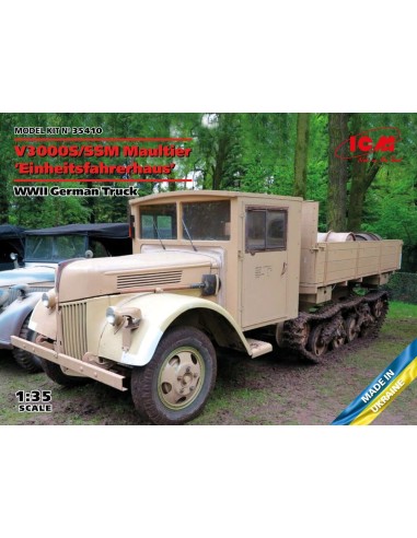 V3000S/SSM Maultier Einheitsfahrerhaus, WWII German Truck 